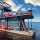 Illustration for article titled A day on the lake–in a floating sauna